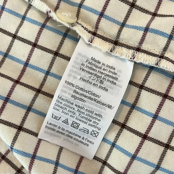 Madewell NWT Oversized Ex-Boyfriend Flannel Button-Down – Size M - Picture 10 of 10